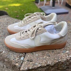 Dolce Vita Notice Sneakers in Ivory Multi Nylon